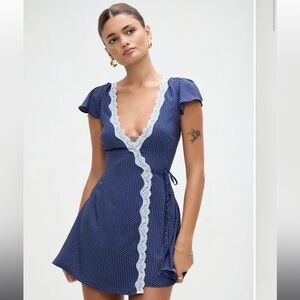 Frankie’s bikinis Lucy wrap dress